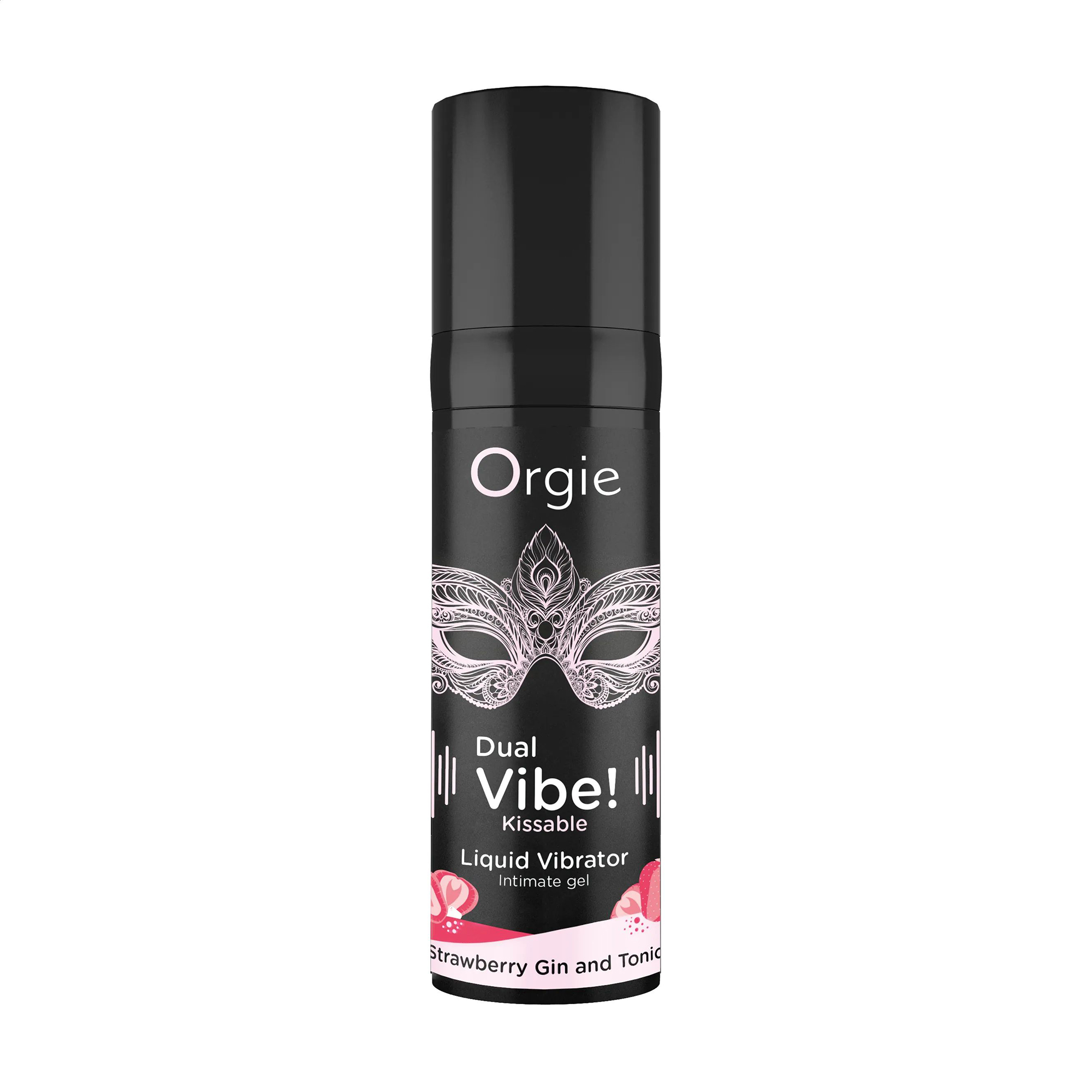 Рідкий вібратор Orgie Dual Vibe! Kissable Liquid Vibrator Strawberry Gin and Tonic, 15 мл
